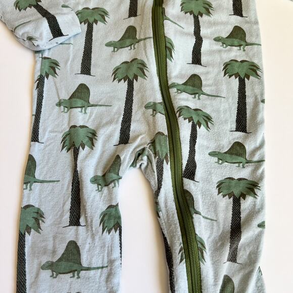 Kickee Pants Dinosaur Bamboo Zipper Sleeper 6-9m Baby - Picture 3 of 10